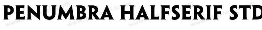 Penumbra HalfSerif Std Regular字体转换